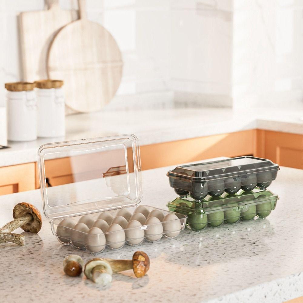 Пластиковый держатель для яиц, вращающийся контейнер для хранения яиц, практичный ящик для хранения яиц для пикника