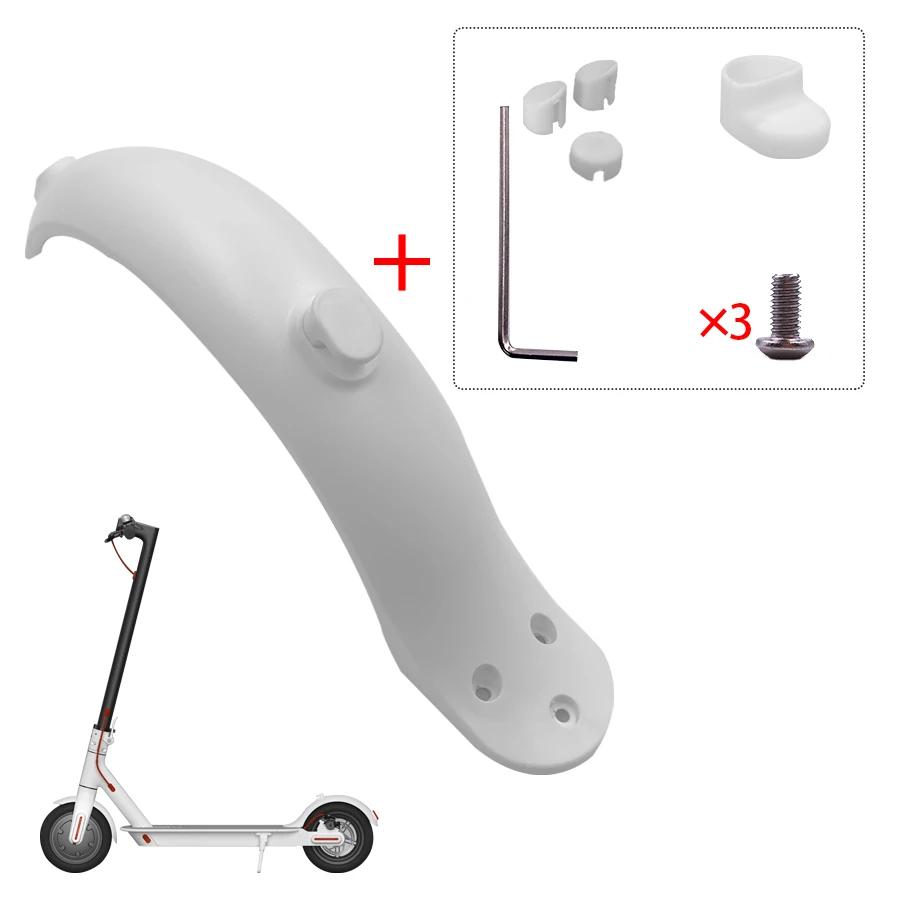 Fenders Scooter Wings Rear Mud Guard Support Protection ABS Plastic Parts Screws Rubber Stopper for Xiaomi M365 Pro Parts