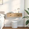 VidaXL Wall Shelf with Drawers Artisan Oak Engineered Wood 859958