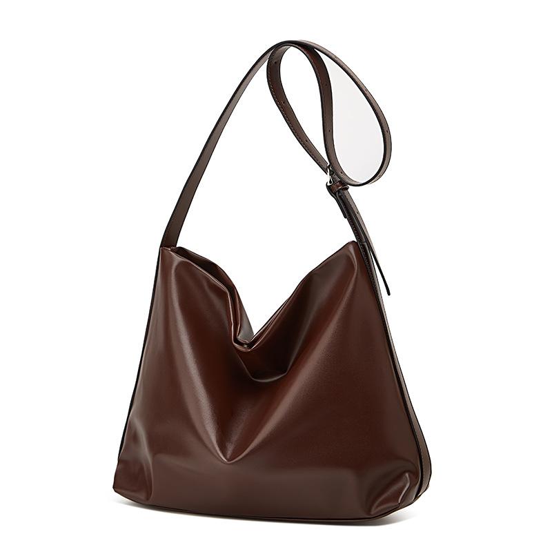 Простая сумка-тоут, вместительная женская сумка для поездок на работу, повседневная сумка через плечо на одно плечо