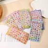 Cartoon 3D Floating Fun Stickers Crystal Diamond Children's Decorative Stickers 3D Stickers Cute Relief Stickers for Girls