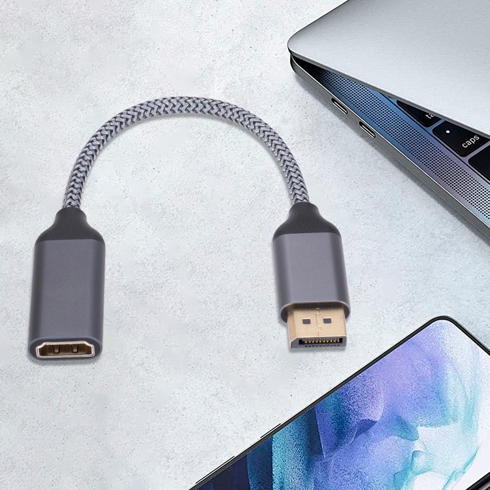 1-5 ШТ. Адаптер DP — HDMI-совместимый для видео и аудио высокой четкости для HD-телевизора 4K 60 Гц, кабель-адаптер DP — HDMI-совместимый, папа-мама для ноутбука HP/DELL