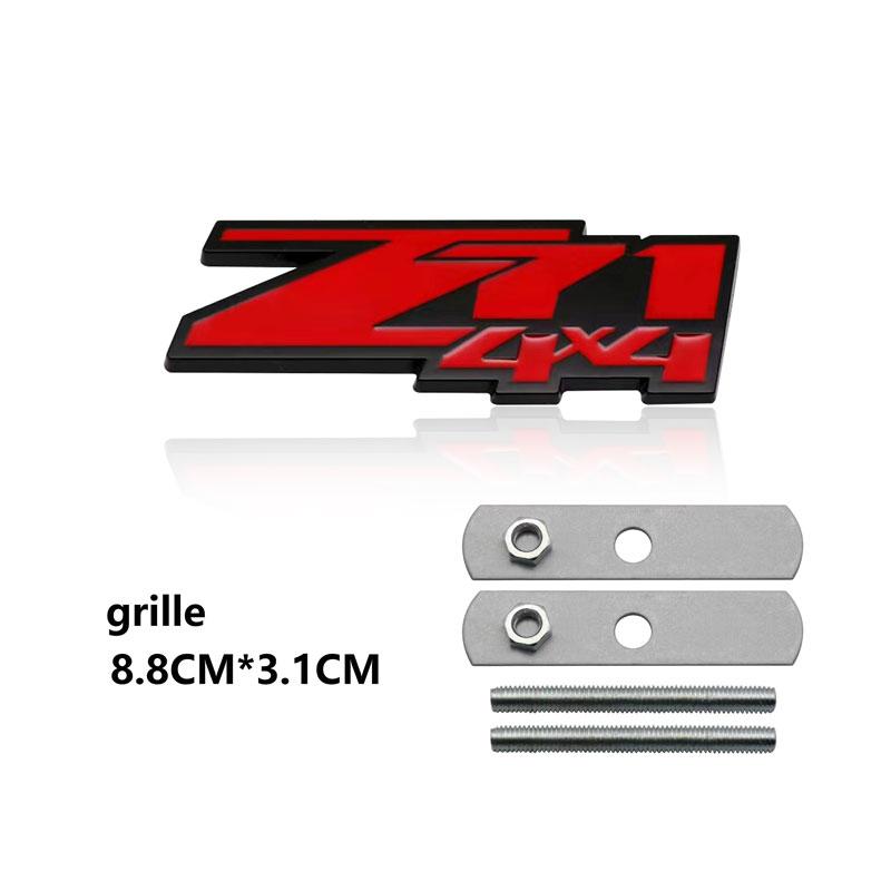3D металлический значок Z71 4 * 4 на переднюю решетку радиатора автомобиля для траверса автомобиля TAHOE COLORADO, наклейка с логотипом на багажник автомобиля