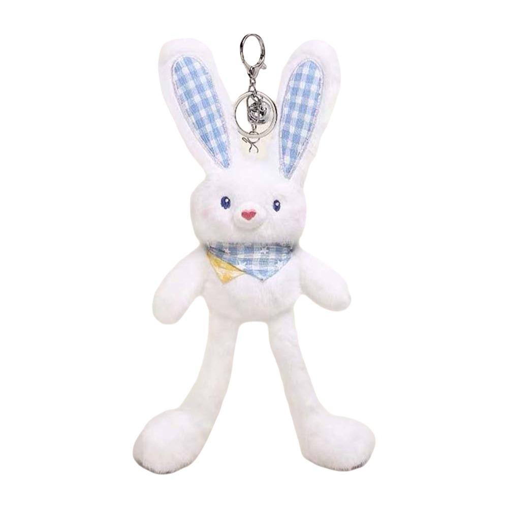 Creative Design Plush Rabbit Pendant Soft Stuffed Schoolbag Pendant Christmas Gift