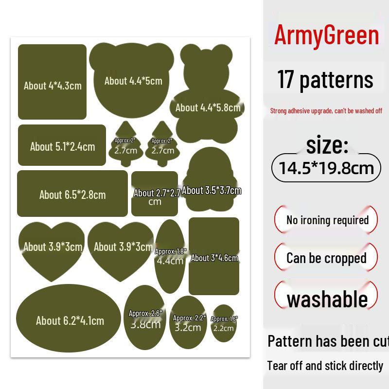 Waterproof Self-Adhesive Down Jacket Repair Patch - Traceless Fabric Hole Applique Sticker