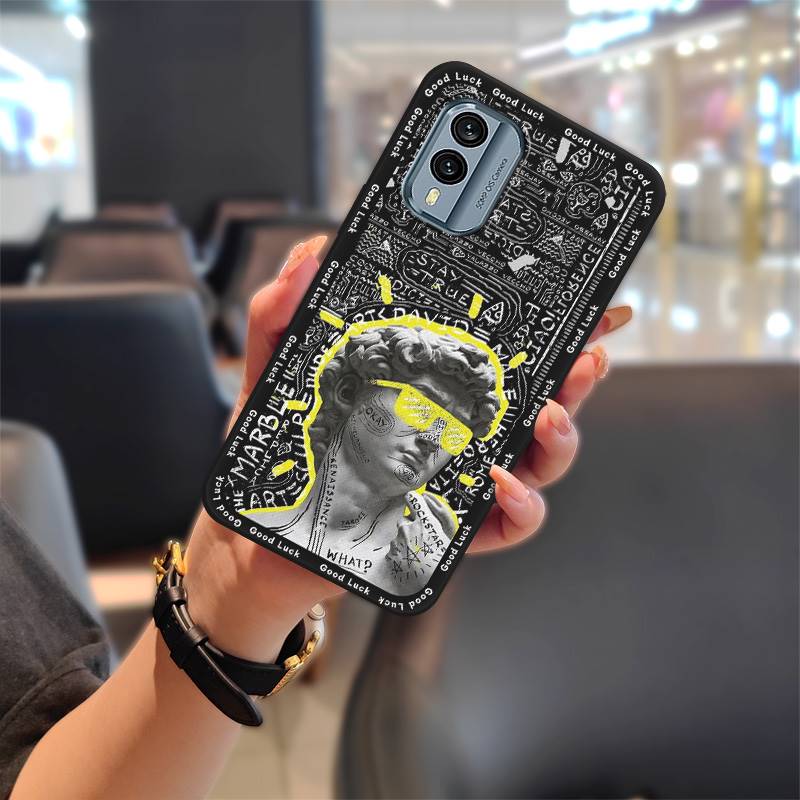 Милый ТПУ чехол для телефона для Nokia X30 Противоударный Мягкий чехол Пылезащитный Водонепроницаемый Мультяшный Ударопрочный Модный Дизайн Чехол