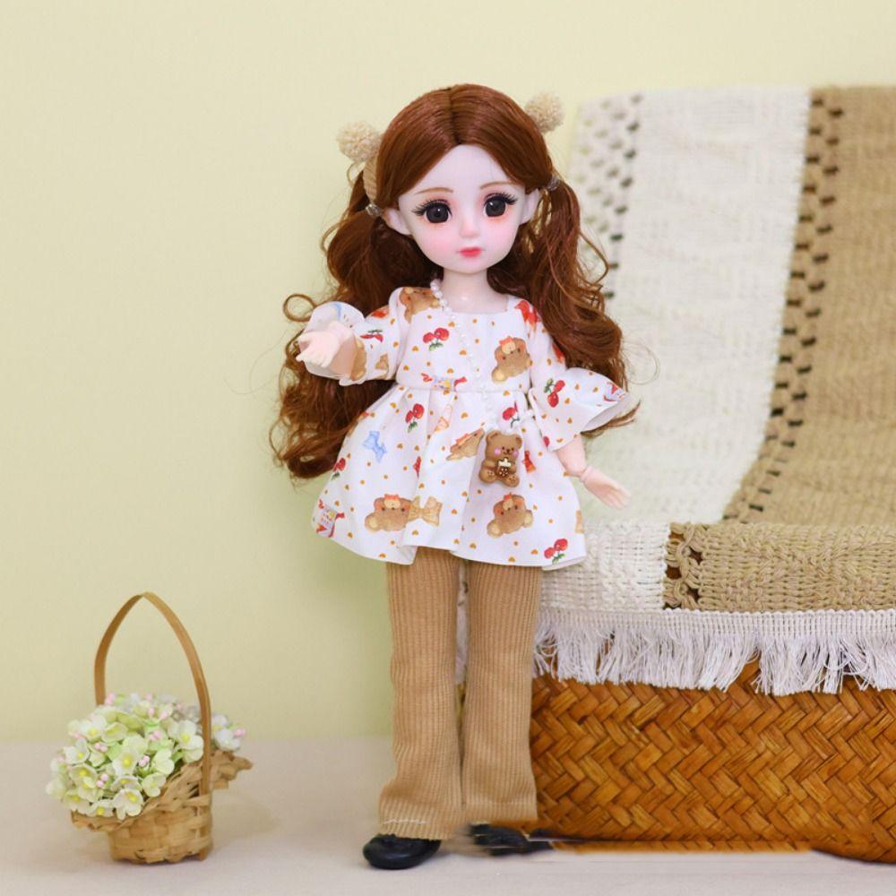 1/6 SD 30 см Bjd кукла с одеждой Привлекательные глаза Принцесса макияж Шарнирная кукла Малыш