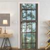 Glass Outside Landscape Door Stickers Muraux Home Wedding Decoration Wallpaper Poster Room Decor Aesthetic Bathroom