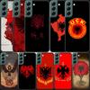Albania Flag Phone For Samsung Galaxy S20 FE S21 Plus S22 S23 S24 Ultra Case S10 S10E S9 S8 S7 Edge Cover Silicone Soft Coque Fu