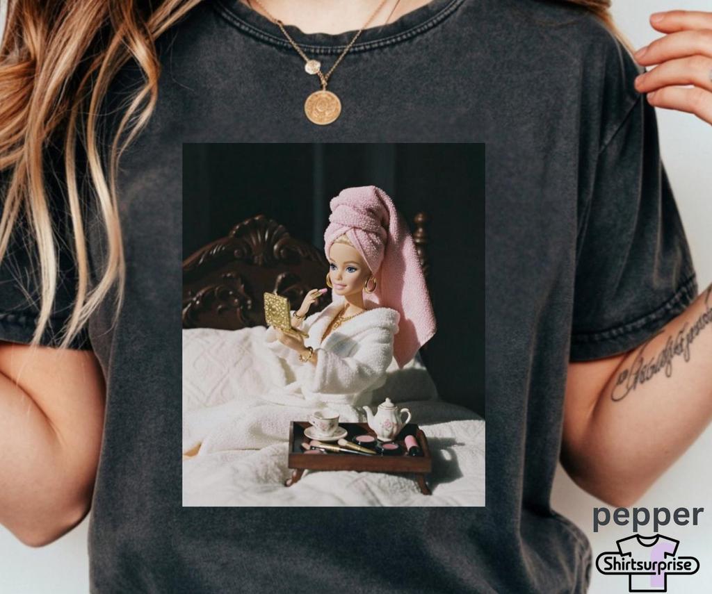 Make up At Bed Shirt, Self Care Shirt, Spa Day Shirt, Cozy Girl Aesthetic Tee, Relaxation Graphic Shirt, Beauty Lover Gift, Wellness Shirt