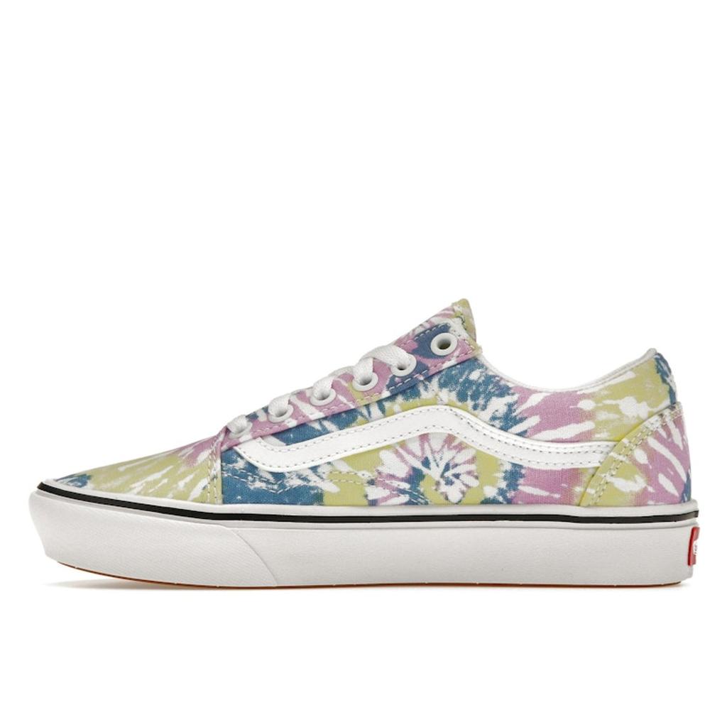 Vans Кроссовки унисекс Old Skool ComfyCush Tie-Dye Разноцветная орхидея True-White VN0A3WMA49L
