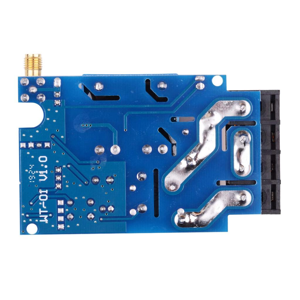 Fushionsea Переключатель с дистанционным управлением, 110 В Беспроводной пульт управления насосом, Реле 30 А, 315 МГц Умный пульт управления двигателем высокой мощности, Управляет водой на ферме