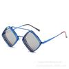 «2190 Metal Diamond Double Beam Anti UV Sunglasses для мужчин и женщин»