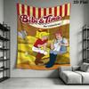 Bibi and Tina Wall Tapestry Aesthetic Wall Hanging Printed Fabric Blanket Decorative Tapestries for Bedroom Living Room Home Decor