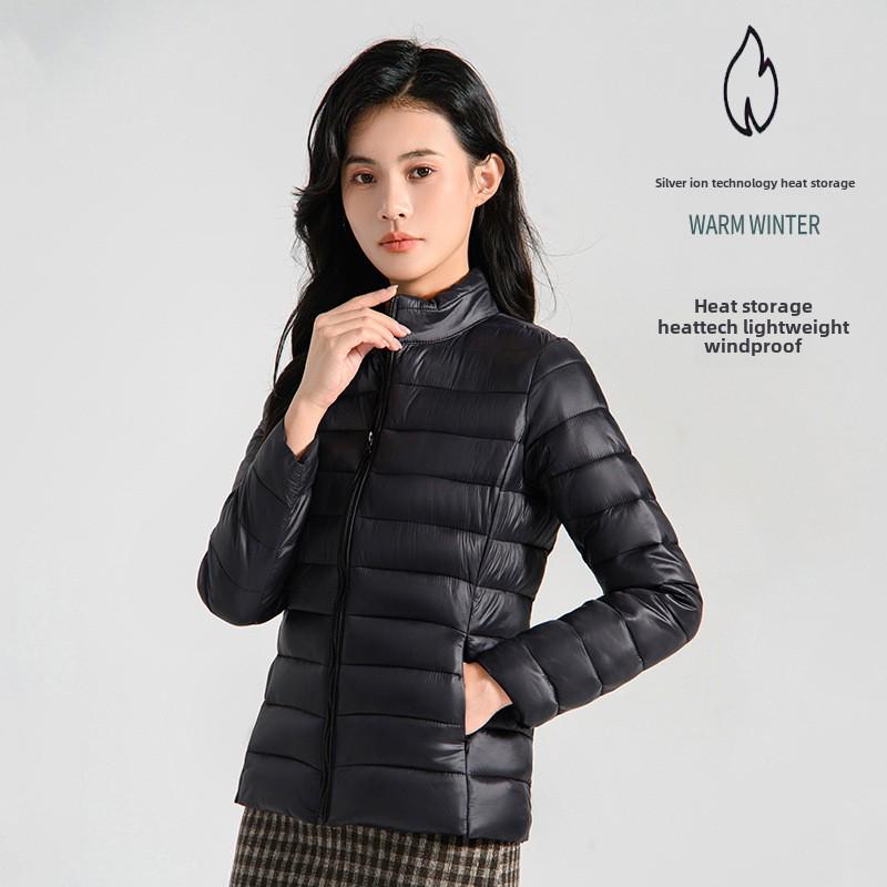 Женская короткая куртка из хлопка с капюшоном 2023 года — осень/зима, свободный крой, однотонная, теплое пальто