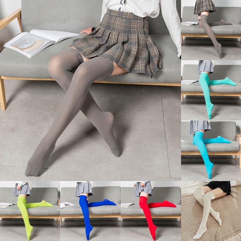 1 пара сексуальных носков до бедра, хлопковые длинные чулки до бедра, высокие носки, школа моды
