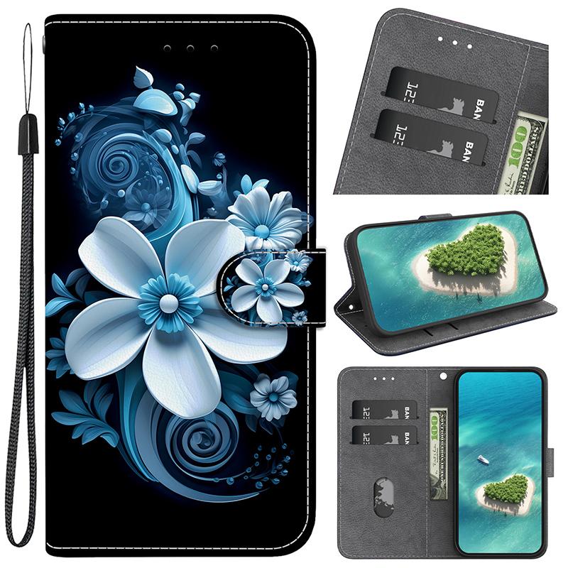 Чехол-книжка с подставкой для Honor Play 60 Plus 9T 5G 200 Smart 200 400 Lite 200 Pro 5G, чехол-кошелек с рисунком