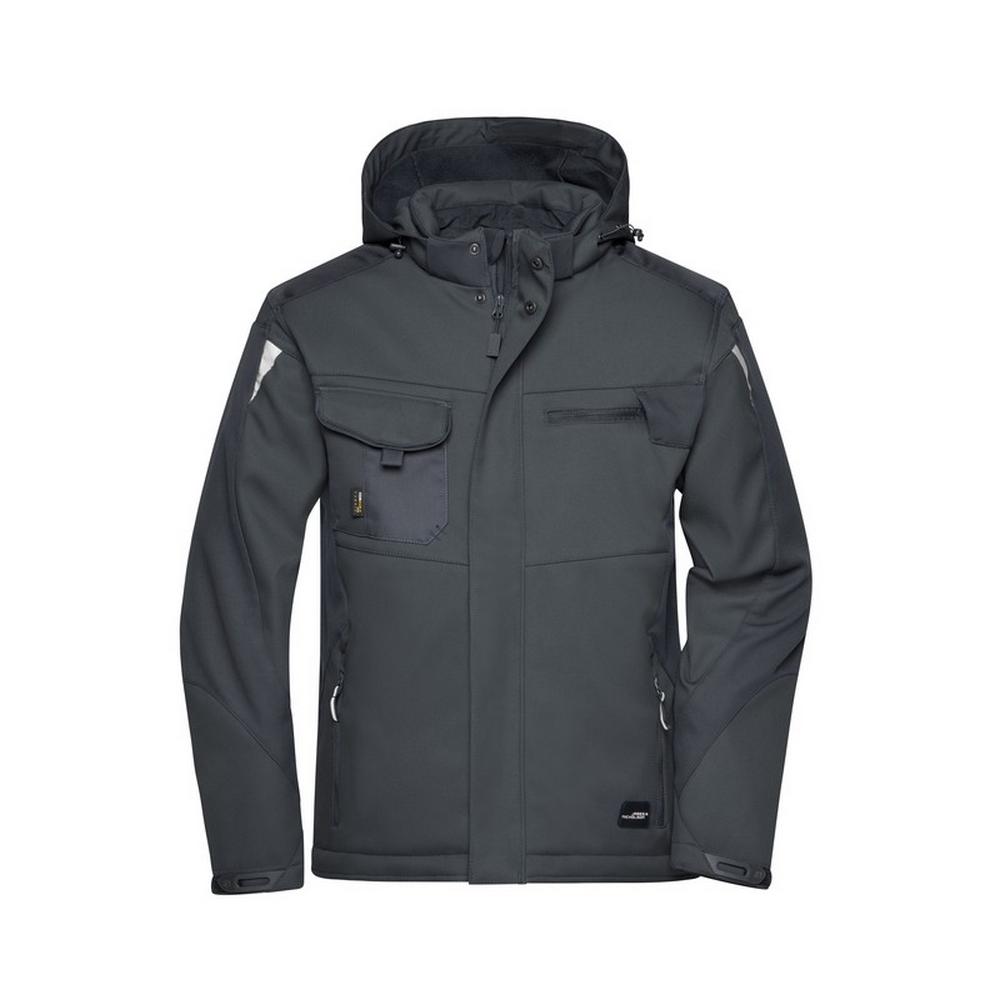 James and Nicholson Unisex Adult Craftsmen Strong Soft Shell Jacket