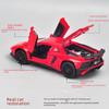Lambo 750-4 Легкосплавный автомобиль Модель 1:32 с функциями многодверного открывания, звука, света и инерционного механизма