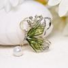 Imitation Pearl Brooches Dragonfly/Butterfly Shaped Jewelry Pin Badge Pin  Clothing Accessories