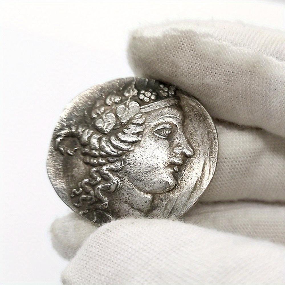 Древнегреческая мифология Дионис Бог вина Металлический значок Ремесло Монета Украшение Подарочная копия