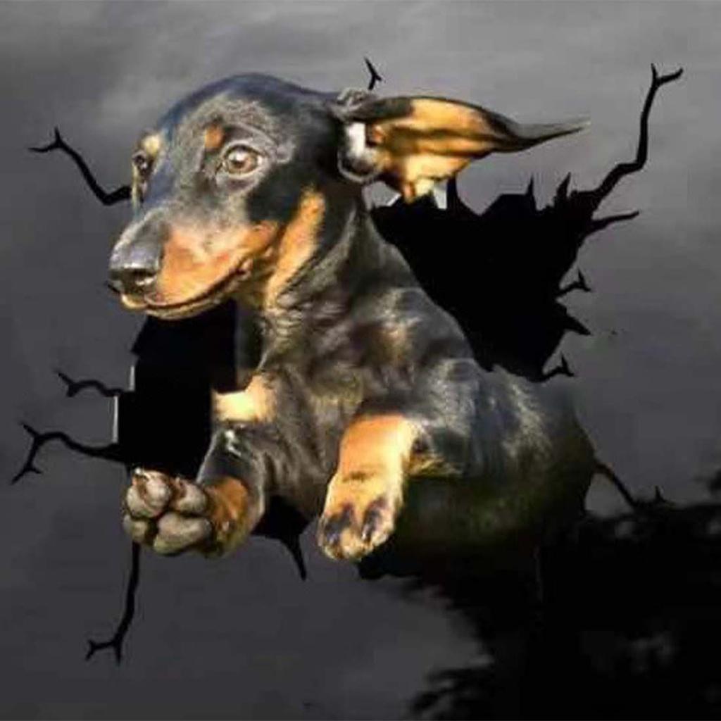 Stickers Scratch Waterproof Marks Headlight Decal Car Sticker Pet Cat French Bulldog Sticker