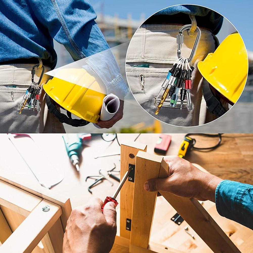 Алюминиевый сплав 6x Держатель бит для отвертки Удлинитель для двойной и одинарной головки