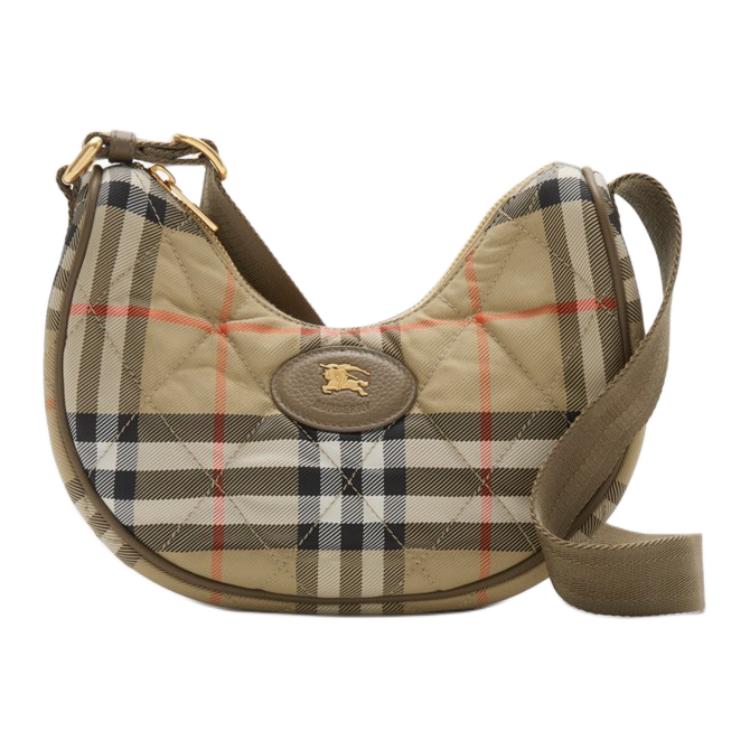 Burberry Классическая сумка через плечо из нейлона с логотипом рыцаря Женская сумка через плечо Коричневая 81113081