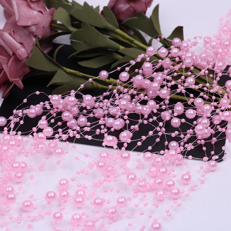 8+3 Звездное небо жемчужная цепочка с бусинами и фонариками для украшения свадьбы цветами