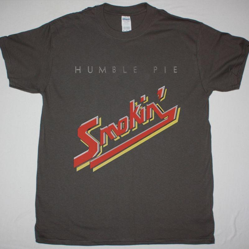 Humble Pie Smokin Grey T-Shirt Classic Rock Tee