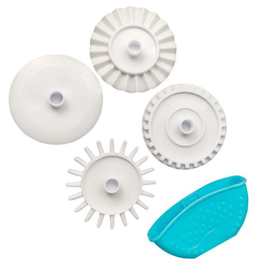 Yousheng Pastry Wheel Cutter for DIY Baking Lattice Decorative Roller Dough Pastry Wheel Decorator And Cutter Plastic Pie Decoration Cutter