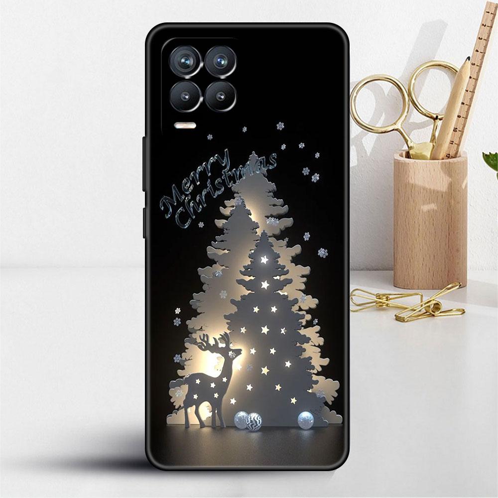 Чехол для Realme 8 C21y GT Neo 2 3 8i C21 7 C11 6 C12 C35 C3 GT 9 Pro C12 Master Funda Чехол для телефона Веселая рождественская елка Олень