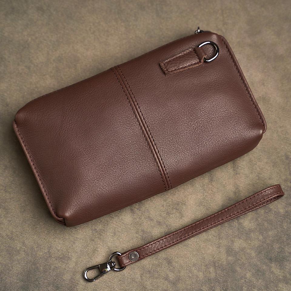 Натуральная кожа, повседневный мужской клатч, кошелек для телефона, мини-кошельки для монет, держатель для кредитных карт, черные деловые маленькие сумки для денег