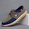Популярный бренд Old Beijing Cloth Shoes Men, дышащие парусиновые туфли Oxford для мужчин, удобные плоские мокасины, кроссовки, мужская повседневная обувь