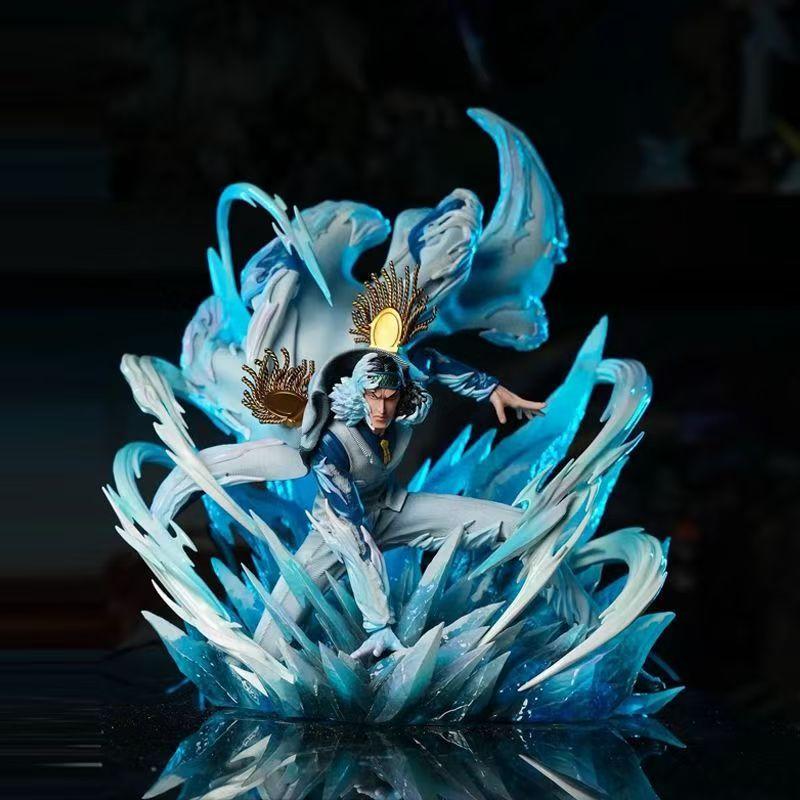 One Piece Aokiji Run Fist Figura de Anime Can be Glowing move PVC 11.81Inch/30cm Combat Mode Collect Mode ornament Toys Gifts