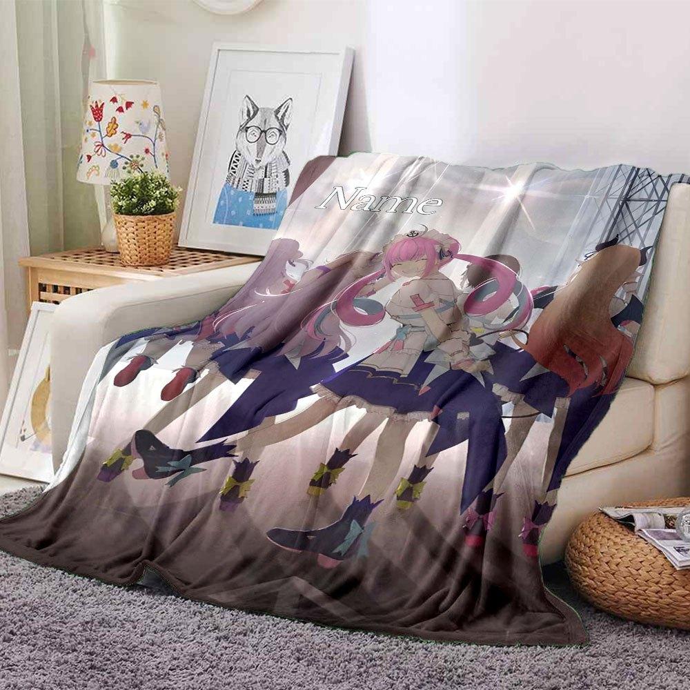 Harmony In Motion Cozy Personalized Blanket Personalized Name Durable Comfort For Sofa Couch Office Bed Picnics Ideal For All Seasons Stylish Decor