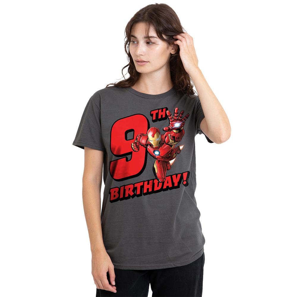 Iron Man Womens/Ladies 9th Birthday T-Shirt