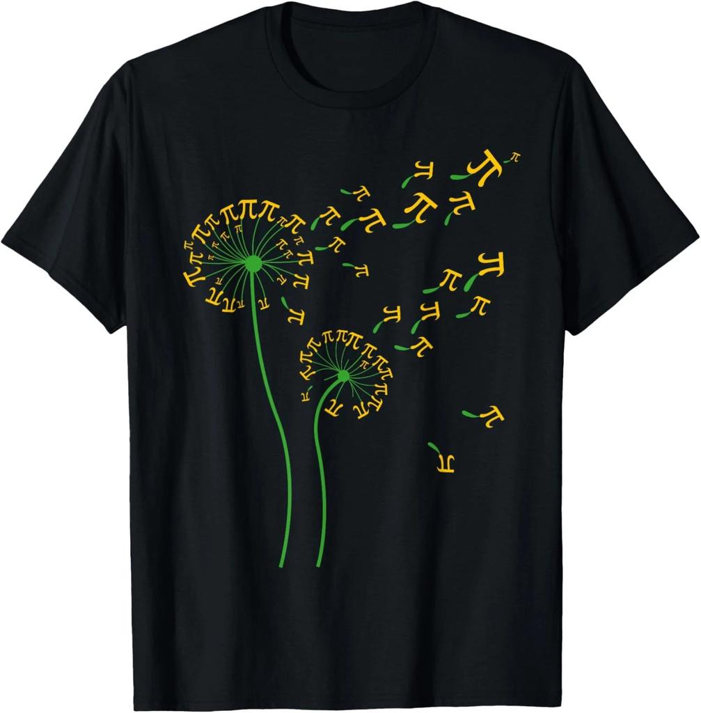 Pi Dandelion 314 Math Nature Nerd Design Unisex T-Shirt