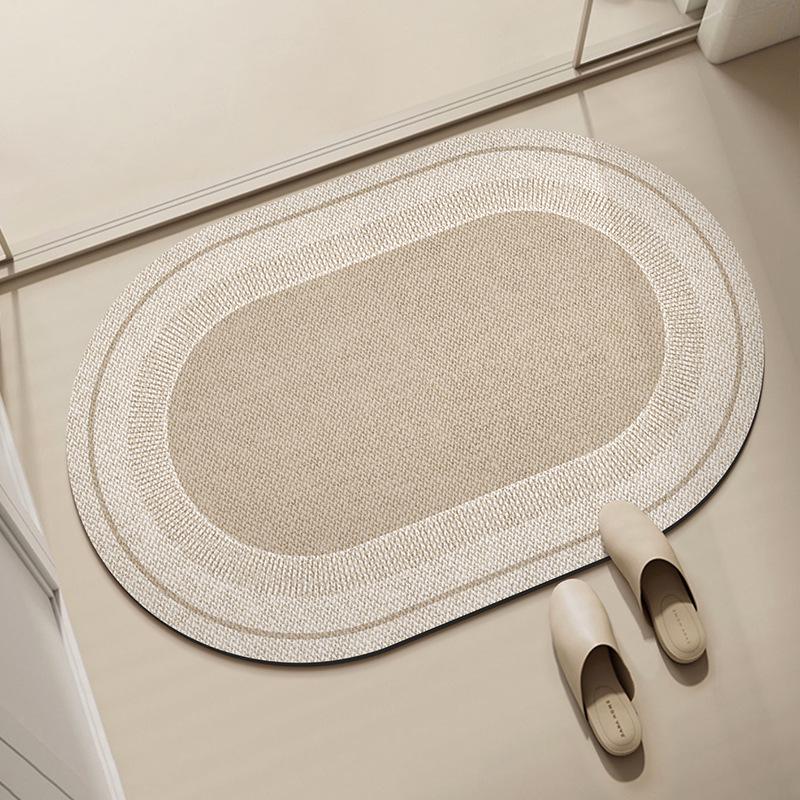 Быстросохнущий Нескользящий Диатомовый Земляной Коврик для Ванной Комнаты