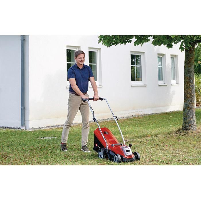 Einhell Tondeuse à gazon sans fil GE-CM 18/33 Li Solo PXC (18V, 200m²) Livré sans Batterie ni Chargeur