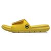 Li Ning Bad Five Comfortable Durable Rubber Sole EVA Silent Slide Sandals Men Sandals Black Yellow ABTR007-2
