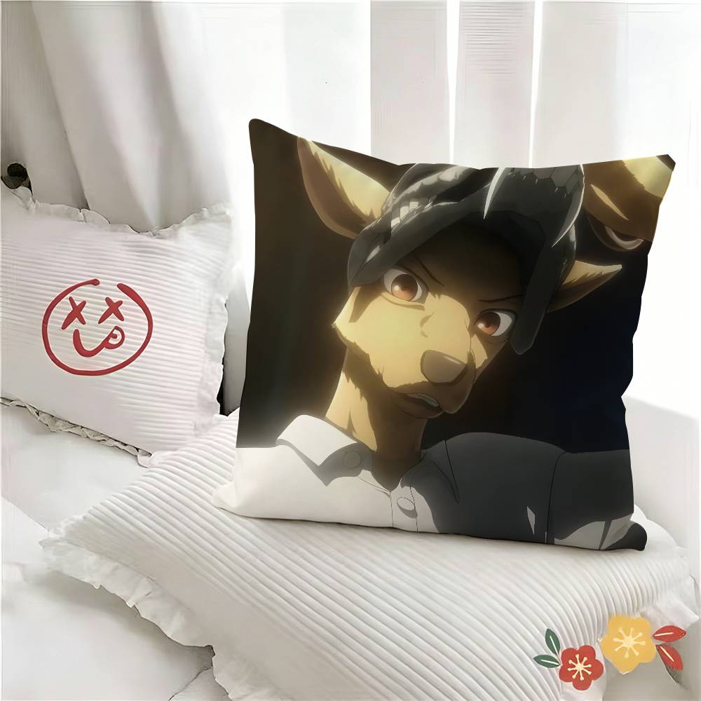 ПК Аниме Beastars Наволочка Модная Квадратная Наволочка Спальня Диван Комната Ins Декор Отдых