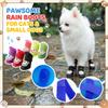 Нескользящие и резиновые сапоги с вставками, мягкие подошвы, которые не отвалятся, Сапоги от дождя, Обувь для щенков, Обувь для бишона и тедди