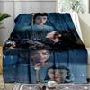 Rain Dance Print Flannel Blanket, Soft Warm Lightweight Throw Blanket for living Room,Sofa Bed Camping office