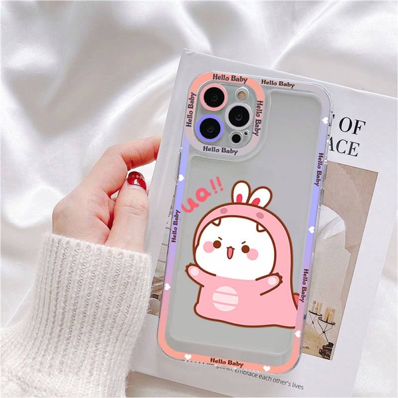Чехол для телефона Mochi Peach Cat для iPhone 11 12 13 Mini Pro Max 14 Pro Max Чехол-оболочка