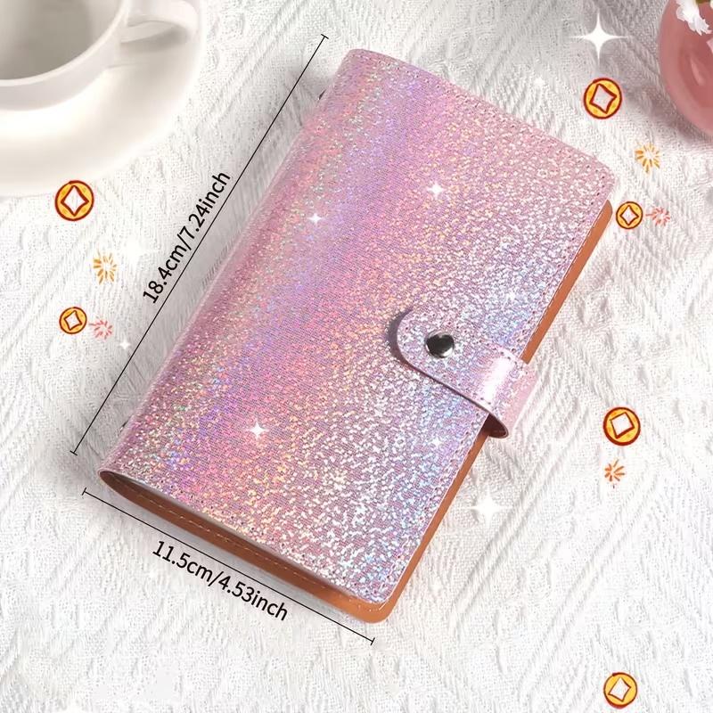Portable Cash Envelope Binder Wallet A6 Size Money Planner Organizer for Kids Students and Household Budgeting