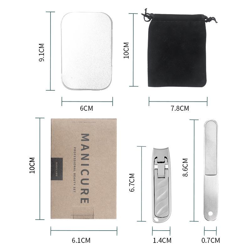 Портативные большие брызгозащищенные кусачки для ногтей для толстых, твердых и вросших ногтей на ногах