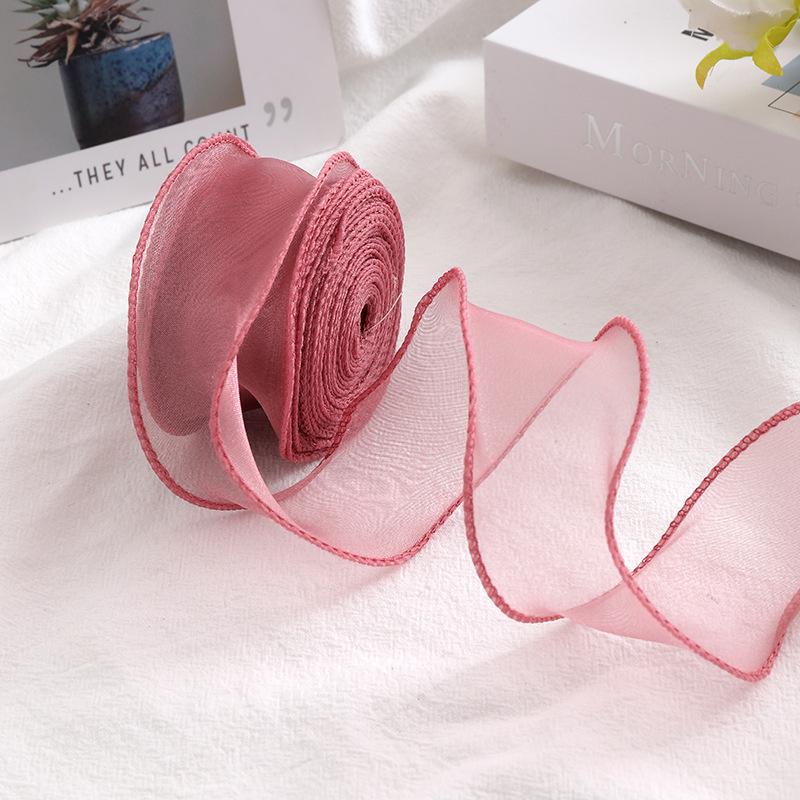 6 см простая лента «рыбий хвост» для букетов, тортов и поделок своими руками