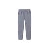 Training Series Solid Color Elastic Cuff Straight Leg Outdoor Knitted Sports Pants Men Pants Gray Heather-Gray 152417308-2