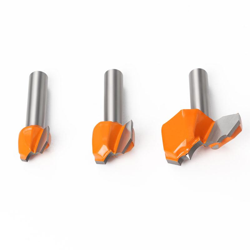 1/3 шт. 8 мм хвостовик классическая двойная дуга Dragon Ball деревянная фреза C3 карбидная деревообрабатывающая гравировальная фреза инструменты